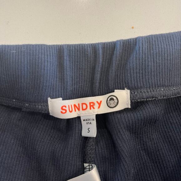 Sundry Ribbed Skort Skirt Navy Size Small - Picture 5 of 9